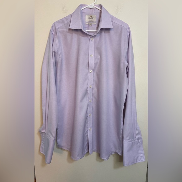 Hawes & Curtis ST James Slim Fit Button Down Shirt French Cuffs Sz 16.5/36 - Picture 7 of 17